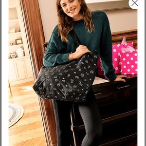 🆕 VS PINK Tote-Blk & Silver‼️ NWOT